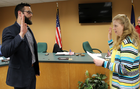 Phil Modrzynski Modrzynski sworn in as commissioner | News, Sports, Jobs - The Alpena News